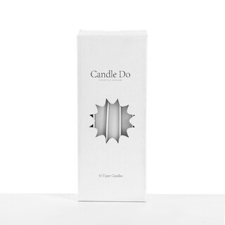120 x Candle Do Off White Unscented Tapered Taper Candles 25cm Long Wholesale Bulk