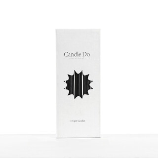 120 x Candle Do Black Unscented Tapered Taper Candles 25cm Long Wholesale Bulk