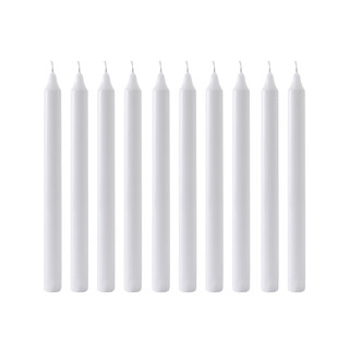 Candle Do 10 x Dinner Candle Off White 25cm