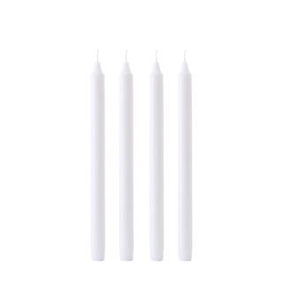 Candle Do 4 x Dinner Candle White 30cm