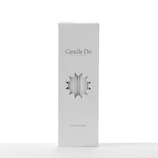 Candle Do 48 x Dinner Candle White 30cm