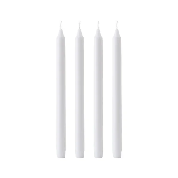 Candle Do 4 x Dinner Candle Off White 30cm