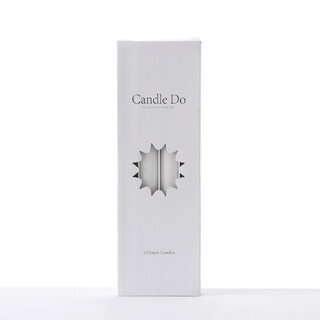 Candle Do 48 x Dinner Candle Off White 30cm
