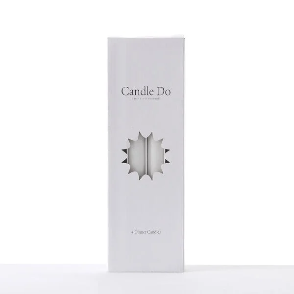 Candle Do 48 x Dinner Candle Off White 30cm
