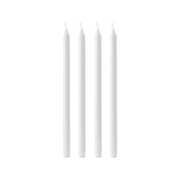 Candle Do 4 x Dinner Candle Off White 40cm