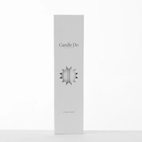Candle Do 48 x Dinner Candle Off White 40cm