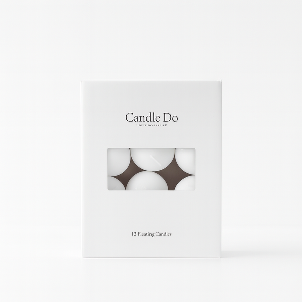 12 x Candle Do Pure White Floating Candles 4H