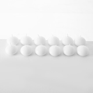 96 x Candle Do Pure White Floating Candles 4H Wholesale Bulk