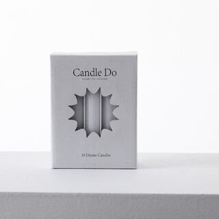 Candle Do 240 x Dinner Candle White 14cm