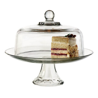 Anchor Hocking Presence 28.5cm Cake Stand & Dome