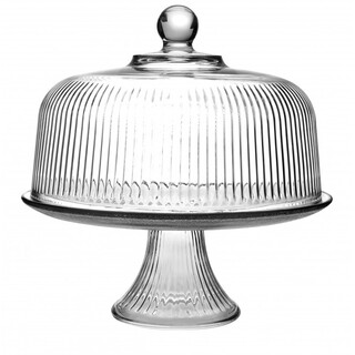 Anchor Hocking Monaco 30cm Cake Stand & Dome