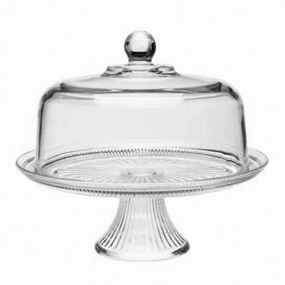 Anchor Hocking Canton 30cm Cake Stand & Dome