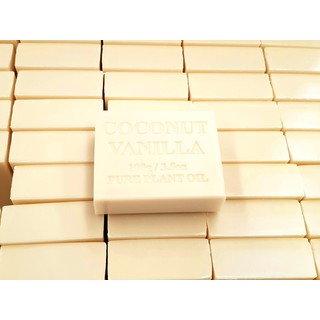 Bulk Lot x 100 Natural Coconut Vanilla Soap Australian Made For Dry Senstive Skin