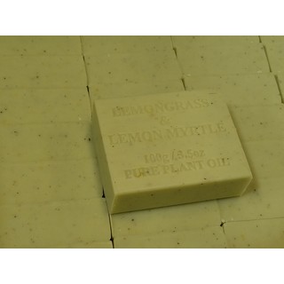 Bulk Lot x 100 Natural Lemongrass & Lemon Myrtle Soap Australian Made 