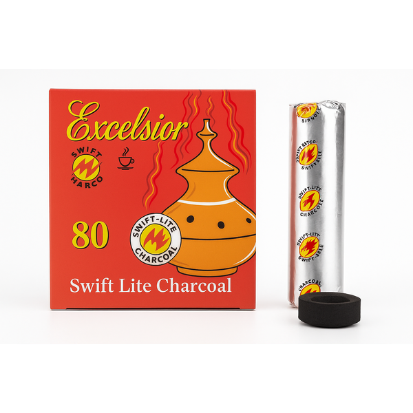 Quick Lighting Long Lasting Incense Burner Charcoal Briquette Tabs 80pcs in a box