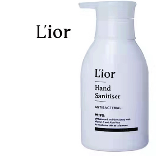  L'ior Antibacterial 99.9% Hand Sanitiser 300ml pH-balanced with Vitamin E & Aloe Vera