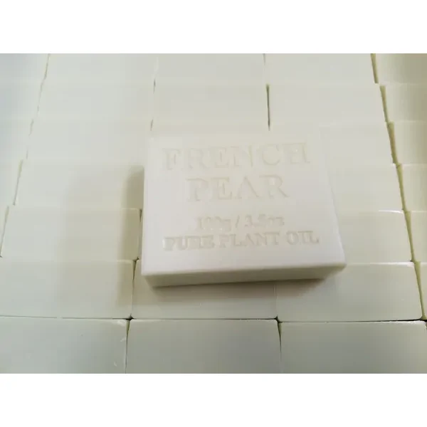 Bulk Lot x 100 Natural French Pear Soap Australian Made For Dry Senstive Skin