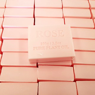 Bulk Lot x 100 Natural Rose Soap Australian Made For Dry Senstive Skin